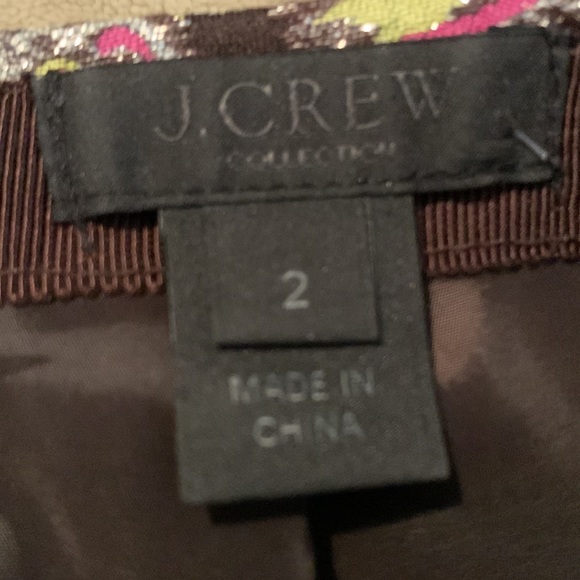 Multi colored skirt with metallic threads throughout - Picture 3 of 4